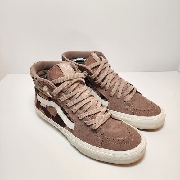 Vans Other - Vans Men's SK8 Camo Olive/White High Top Sneakers SZ 8.5